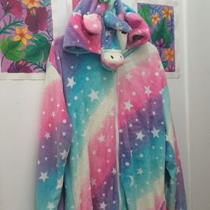 Full length plus size onesie